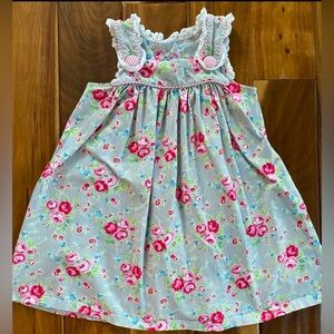 Three Sisters Boutique Girls Floral Print Dress Size 5